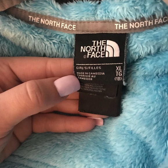 Aqua zip-up Authentic NorthFace - Picture 4 of 5